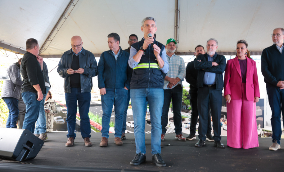 A Secretaria de Estado das Cidades e a Agência de Assuntos Metropolitanos do Paraná (Amep) apresentam nesta sexta-feira (27), em Londrina, o projeto definitivo do Terminal Metropolitano. Foto: Geraldo Bubniak/AEN