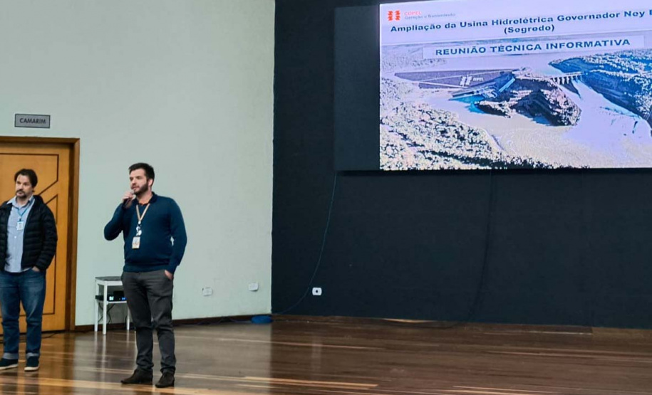 Copel apresenta projeto de ampliação da Usina Segredo para moradores da região