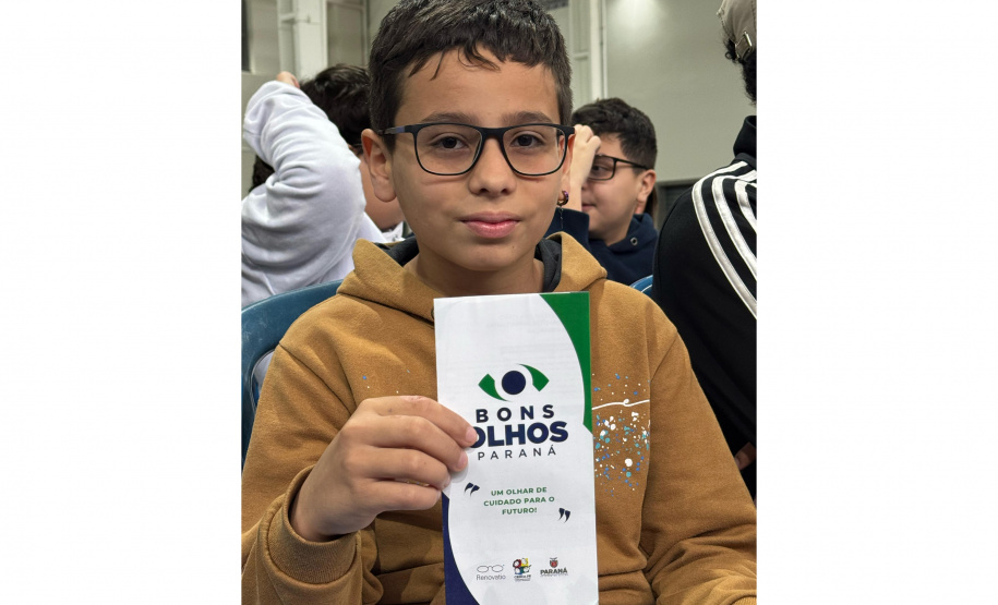 Paraná ultrapassa a marca de mil óculos entregues pelo Programa Bons Olhos