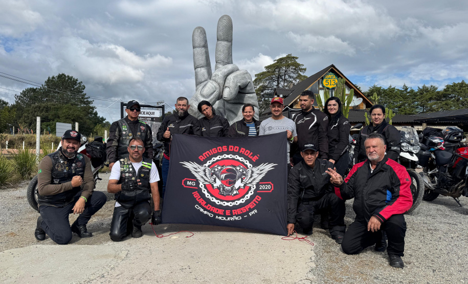 Turismo sobre rodas: comboio com mais de 300 motociclistas movimenta serviços e atrativos dos Campos Gerais