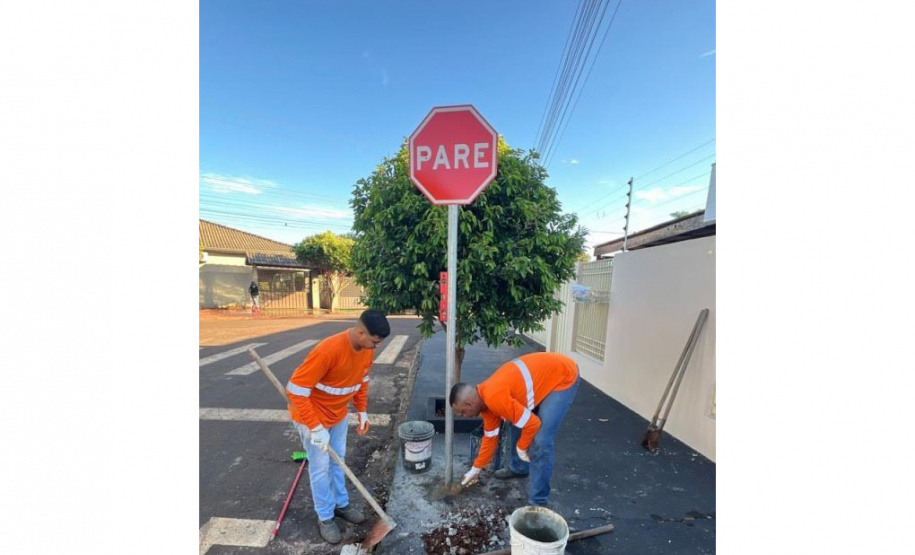 Detran-PR investe R$ 340 mil em sinalização viária em Bandeirantes