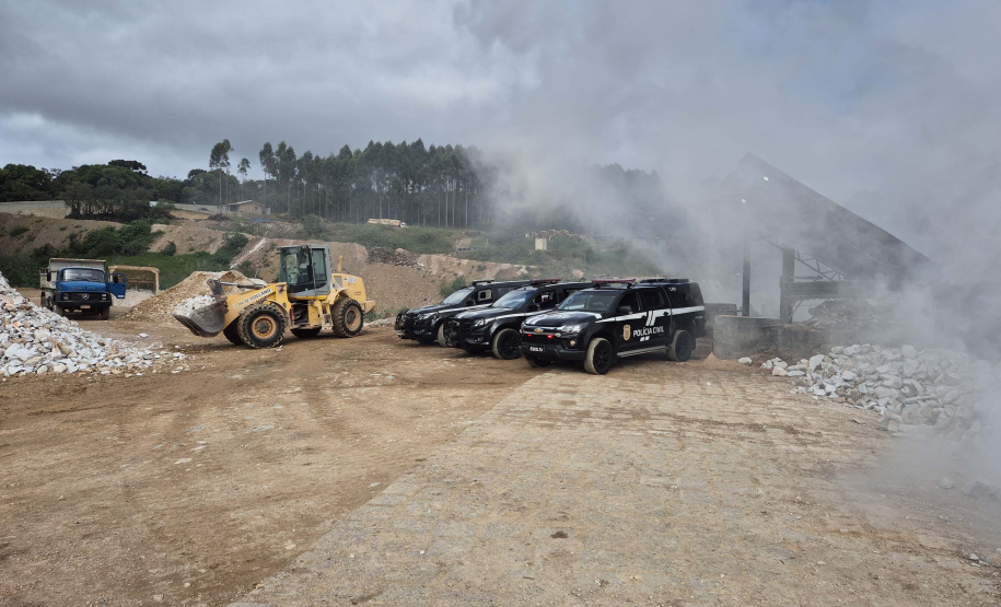 PCPR incinera maior carga de cocaína já apreendida em Curitiba