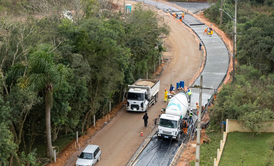 Pavimentação Estrada SJP-Mandirituba