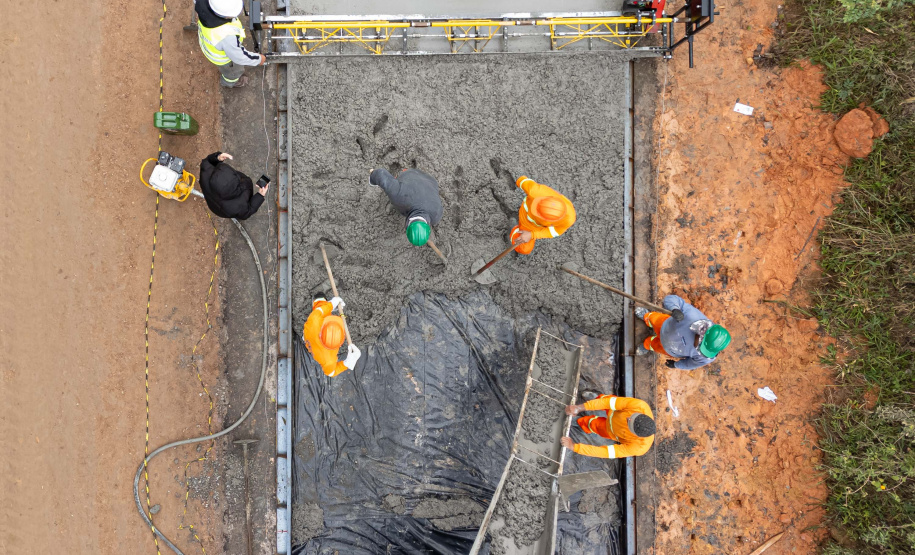 Pavimentação Estrada SJP-Mandirituba