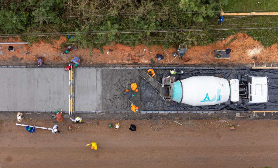 Pavimentação Estrada SJP-Mandirituba