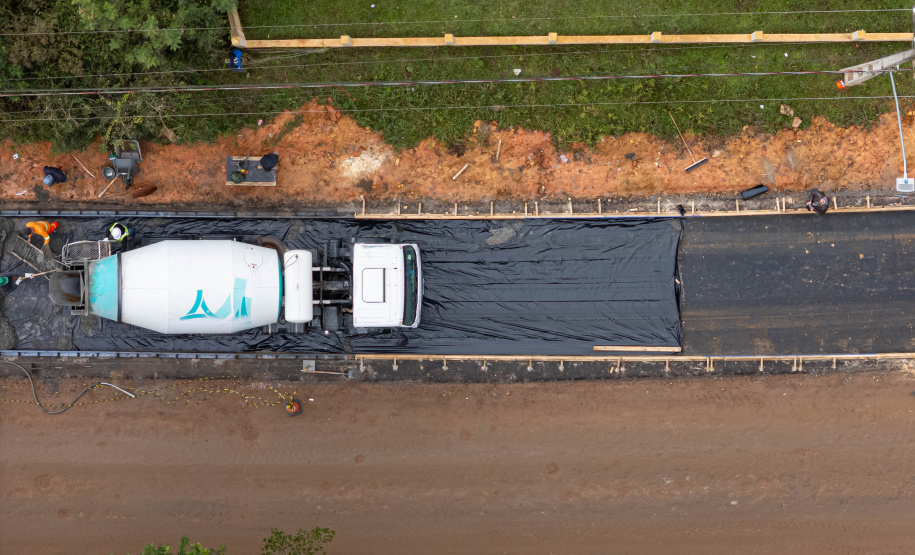 Pavimentação Estrada SJP-Mandirituba