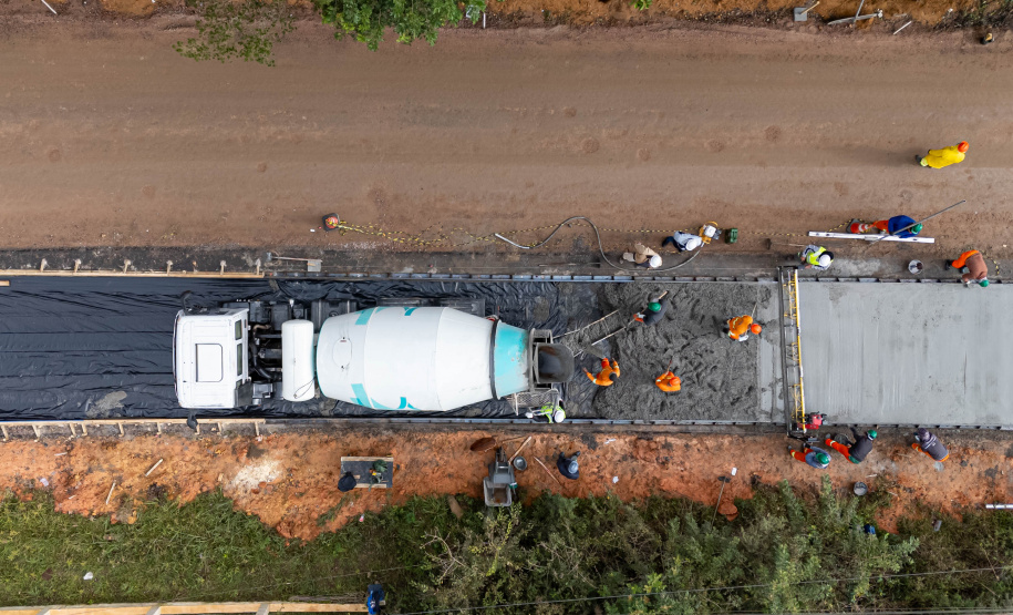 Pavimentação Estrada SJP-Mandirituba