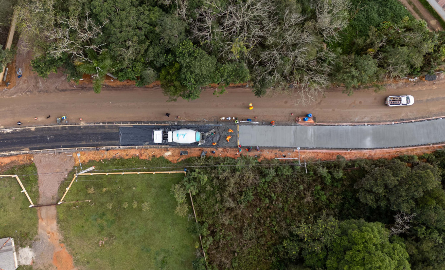 Pavimentação Estrada SJP-Mandirituba