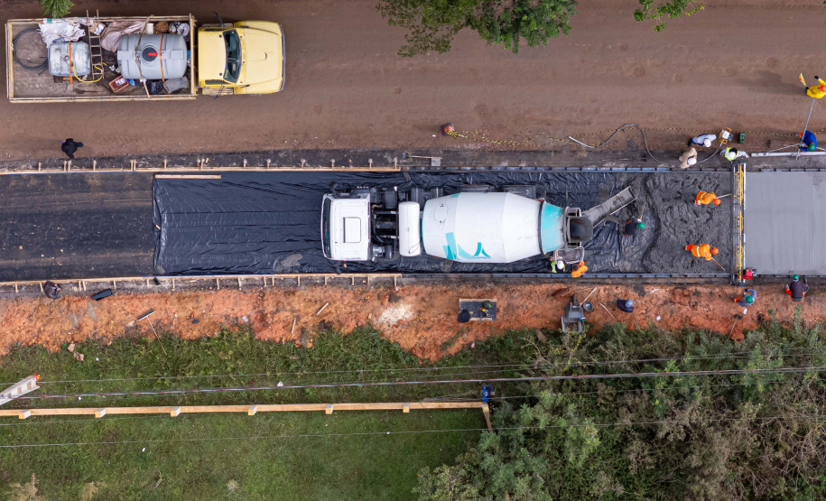 Pavimentação Estrada SJP-Mandirituba