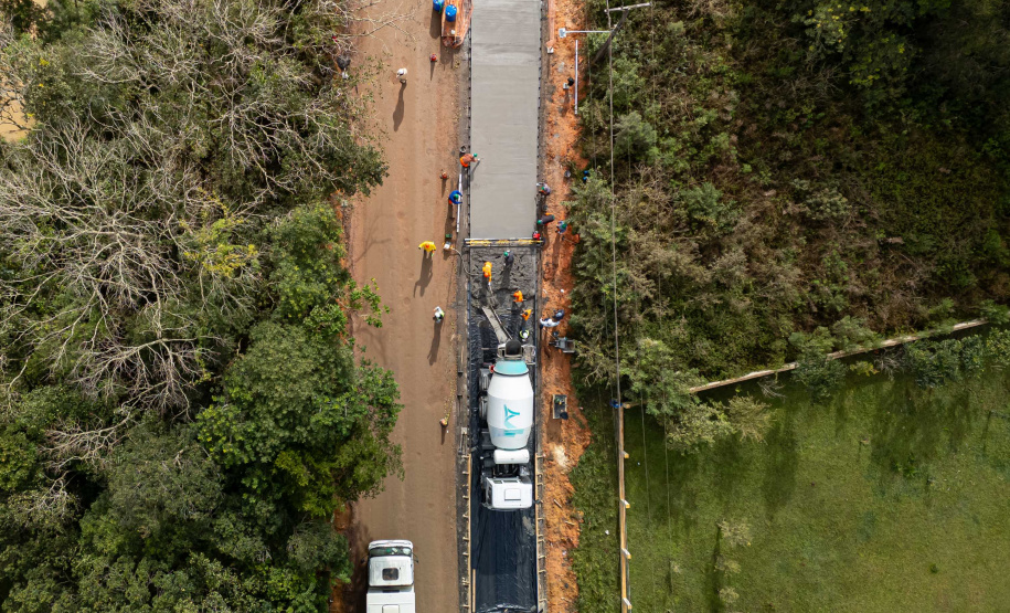 Pavimentação Estrada SJP-Mandirituba