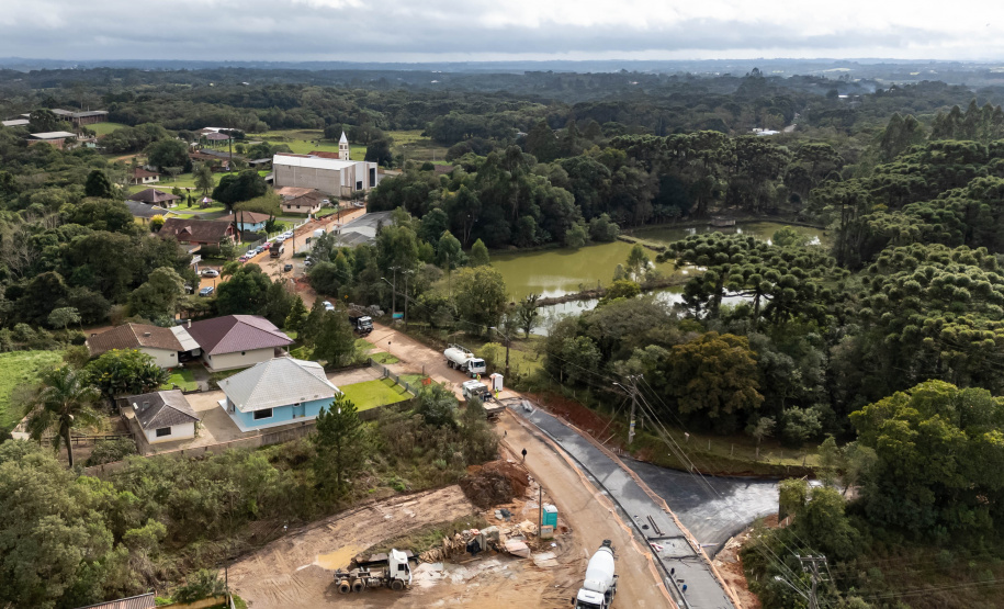 Pavimentação Estrada SJP-Mandirituba