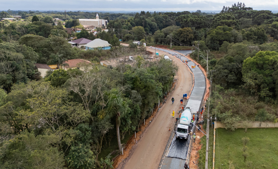 Pavimentação Estrada SJP-Mandirituba