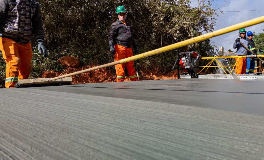 Pavimentação Estrada SJP-Mandirituba