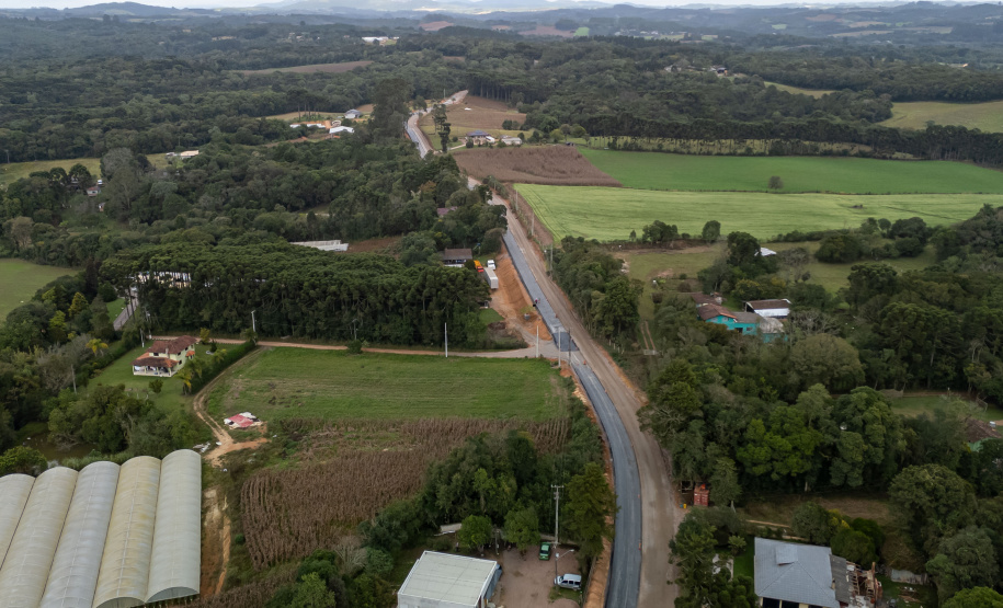 Pavimentação Estrada SJP-Mandirituba