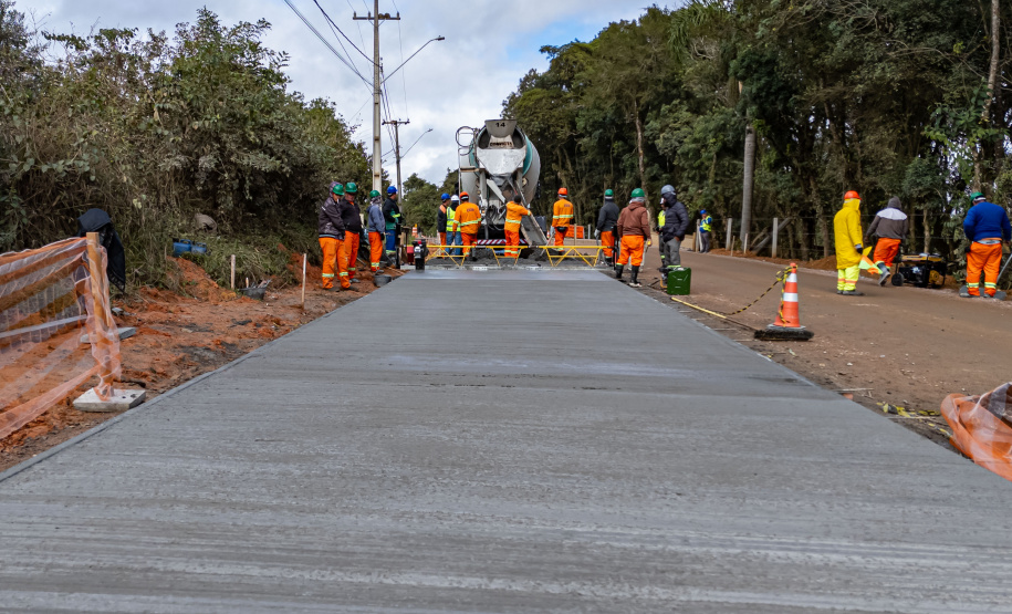 Pavimentação Estrada SJP-Mandirituba