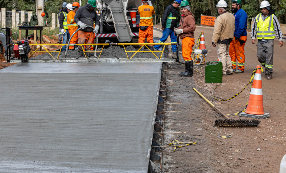 Pavimentação Estrada SJP-Mandirituba