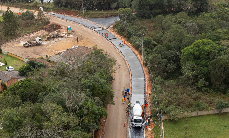 Pavimentação Estrada SJP-Mandirituba