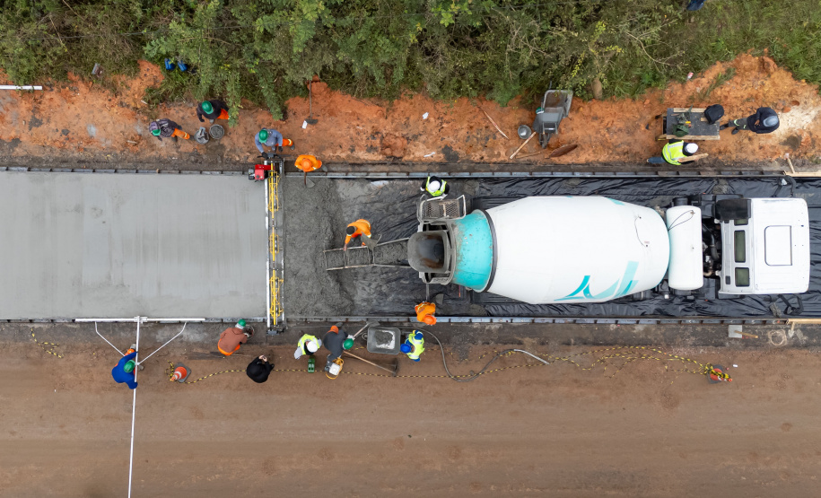 Pavimentação Estrada SJP-Mandirituba