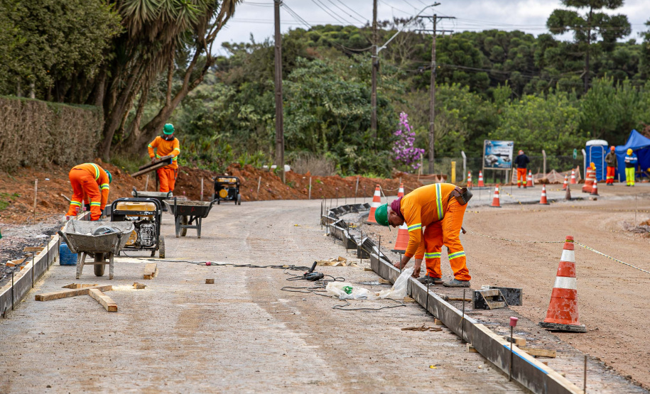 Pavimentação Estrada SJP-Mandirituba