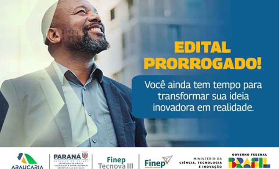 Prazo para as inscrições no Tecnova III é prorrogado para até 01/07