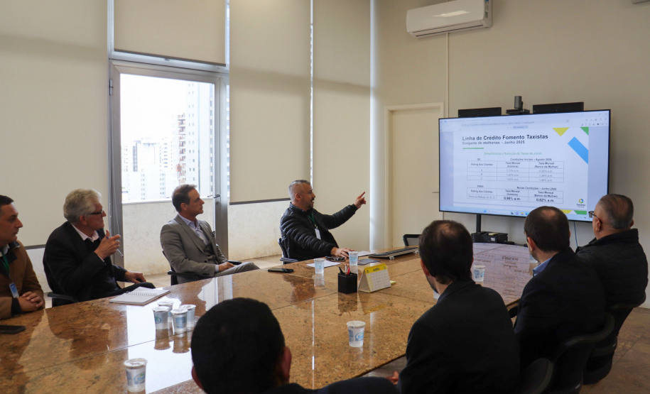 FOMENTO PARANÁ BAIXA JUROS CRÉDITO TAXISTAS