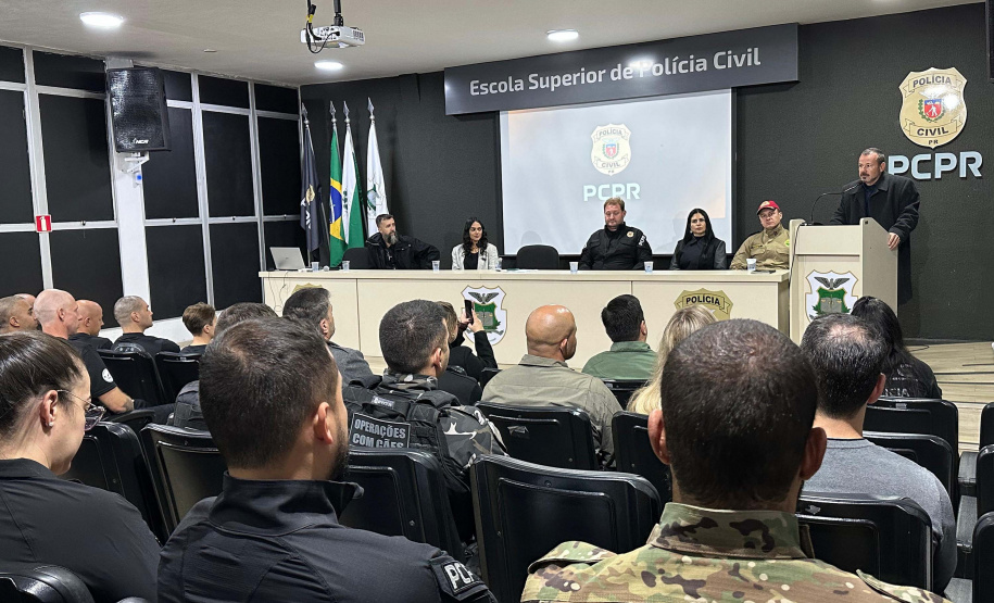 PCPR inicia primeira edição do Curso de Operações Policiais com Cães