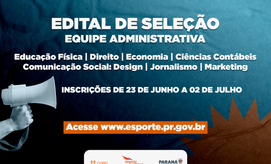 ESPORTE GOP - INSCRIÇÕES ADMINISTRATIVAS