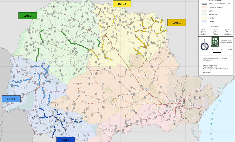 Programa de terceiras faixas