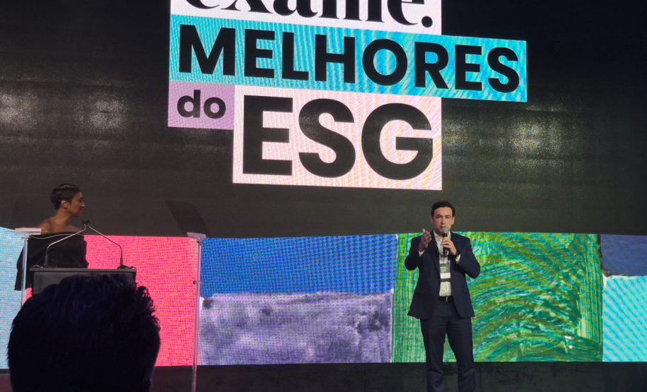 Copel recebe prêmio Melhores do ESG como destaque do setor de energia em práticas sustentáveis