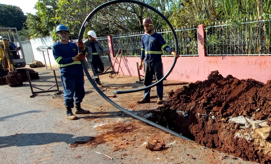 Obras para melhorar sistema de água em Foz do Iguaçu estão na reta final