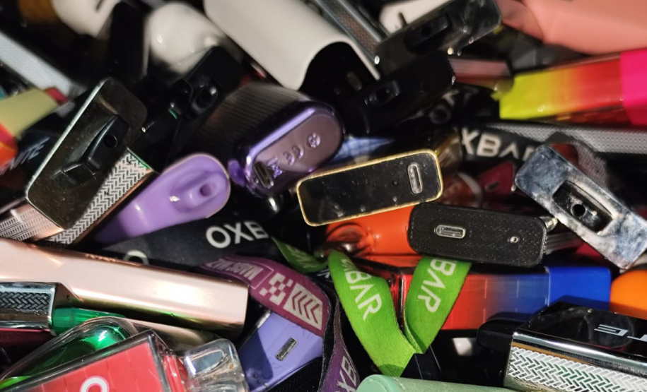 SEED - Secretaria da Educação promove ação de recolhimento e descarte de cigarros eletrônicos