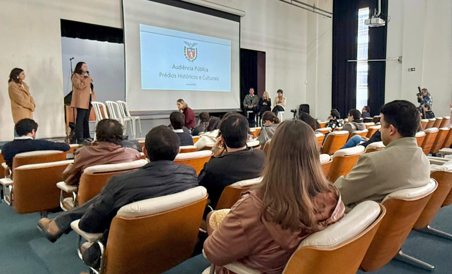 Audiência pública da PPP dos Prédios Históricos e Culturais promove a participação da comunidade
