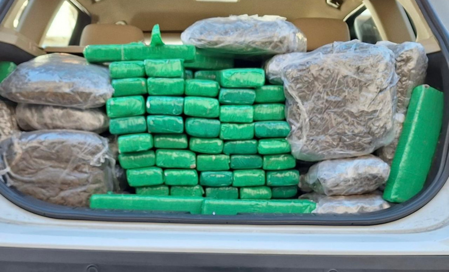 Ação integrada entre PMPR, PCPR e PF apreende mais de meia tonelada de maconha em Foz do Iguaç