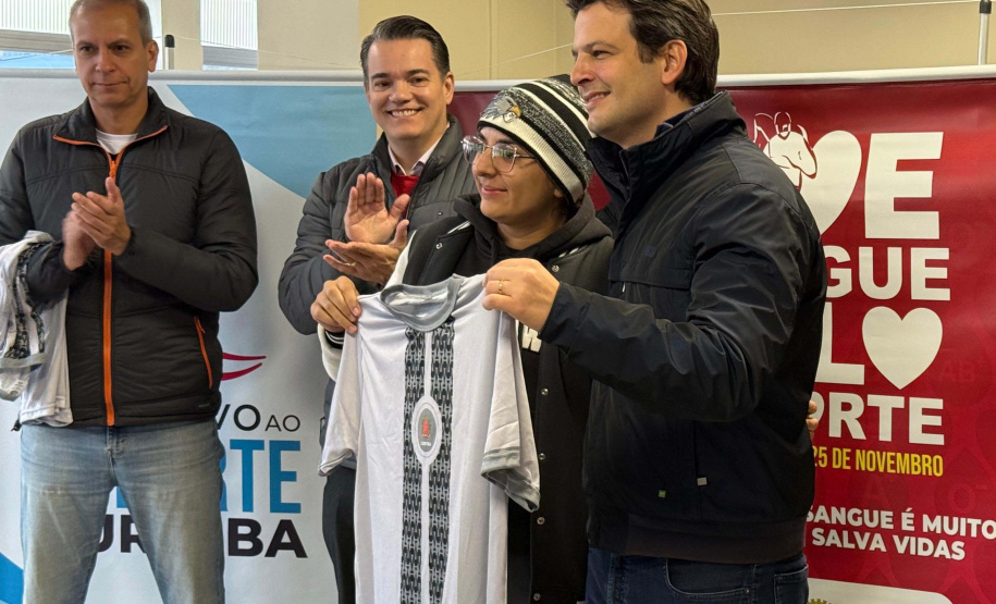 Saúde inicia campanha “Doe Sangue Pelo Esporte” em parceria com a Prefeitura de Curitiba e times de futebol paranaenses