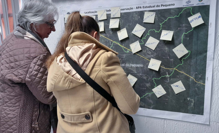 Sanepar, IAT e AMEP: oficinas participativas sobre planos de manejo de APAs vão até agosto (Foto: Thays Poletto/Sanepar)