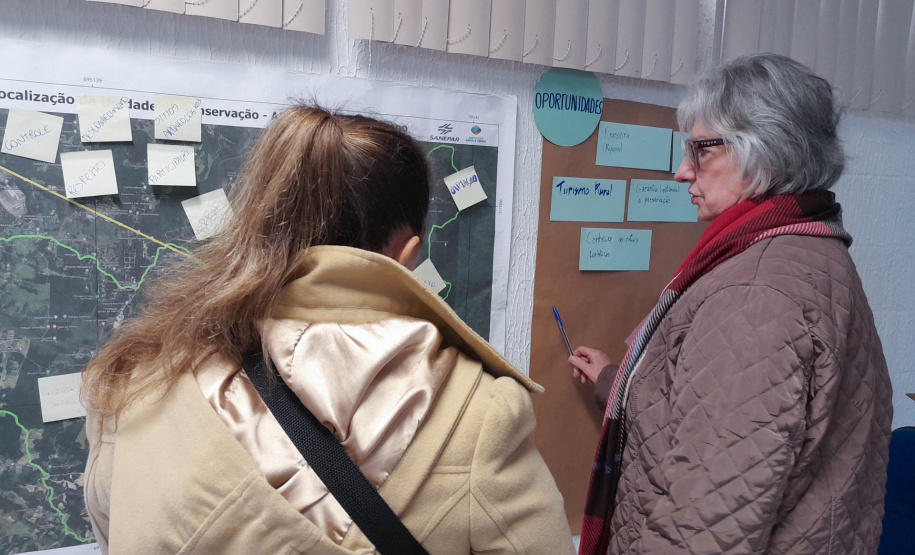 Sanepar, IAT e AMEP: oficinas participativas sobre planos de manejo de APAs vão até agosto (Foto: Thays Poletto/Sanepar)