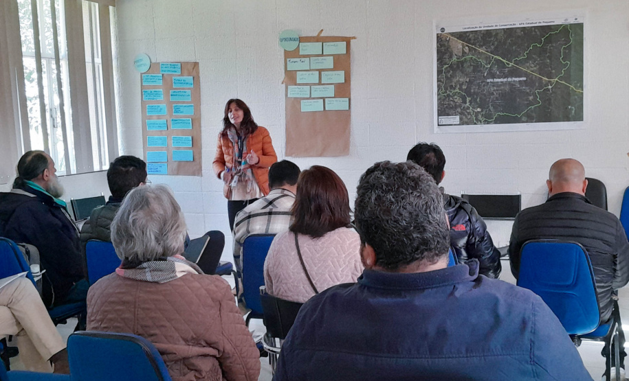 Sanepar, IAT e AMEP: oficinas participativas sobre planos de manejo de APAs vão até agosto (Foto: Thays Poletto/Sanepar)