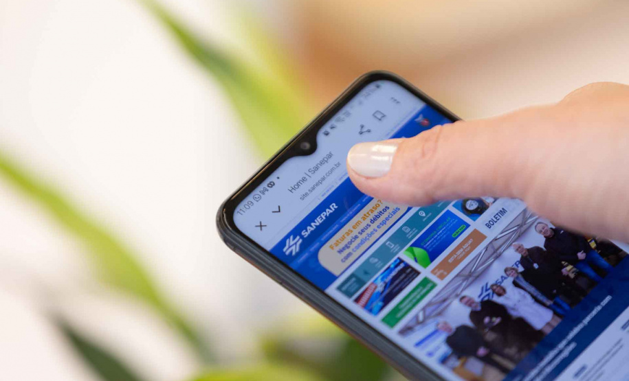 Sites falsos: Sanepar alerta sobre golpe virtual