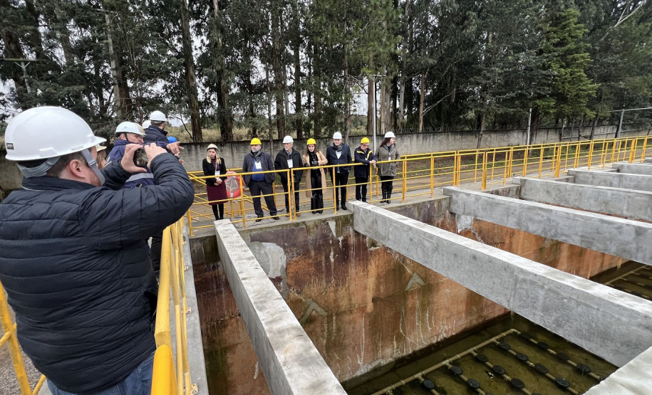 Agepar realiza visita técnica à Sanepar: oportunidade de conhecer a fundo os trabalhos da Companhia