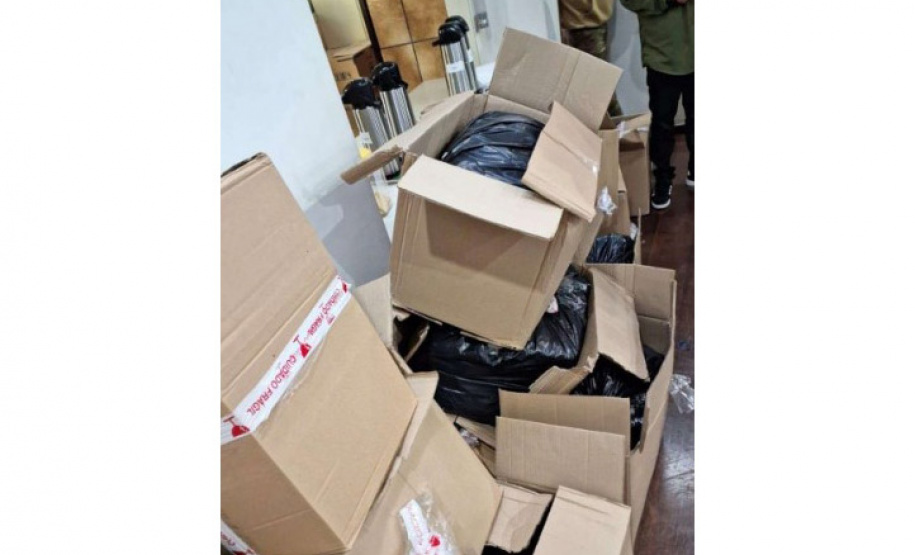 PCPR apreende 327 quilos de maconha gourmet e prende três pessoas por tráfico