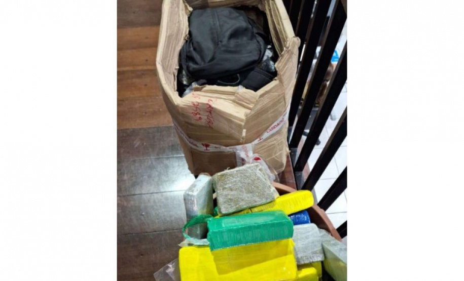 PCPR apreende 327 quilos de maconha gourmet e prende três pessoas por tráfico