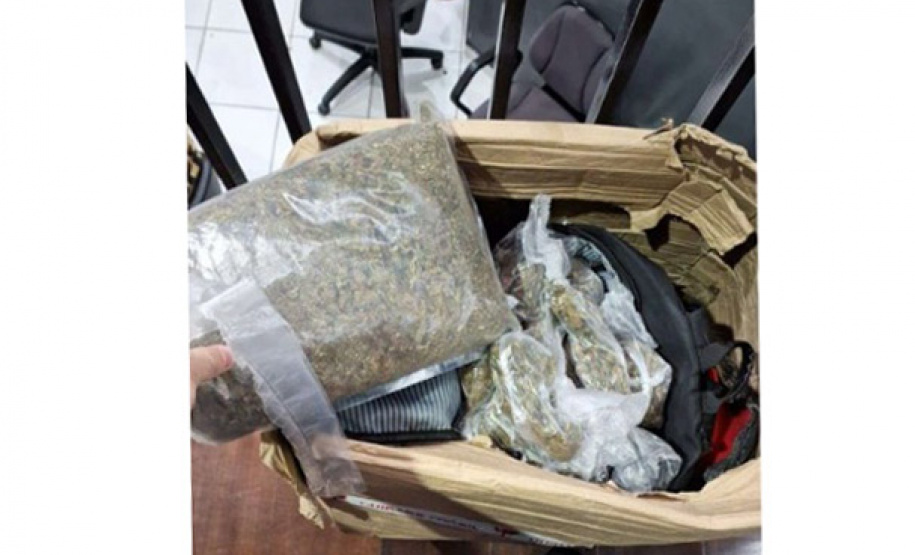 PCPR apreende 327 quilos de maconha gourmet e prende três pessoas por tráfico