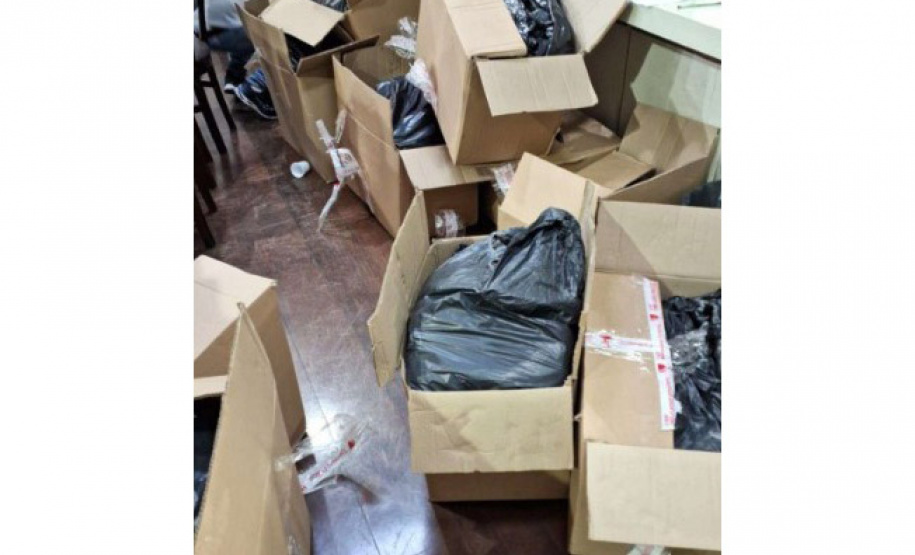 PCPR apreende 327 quilos de maconha gourmet e prende três pessoas por tráfico