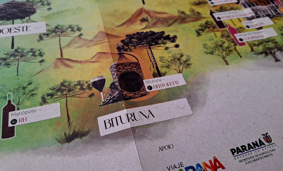 Com novo Mapa do Enoturismo, Paraná valoriza vinhos estaduais e visitas a produtores locais