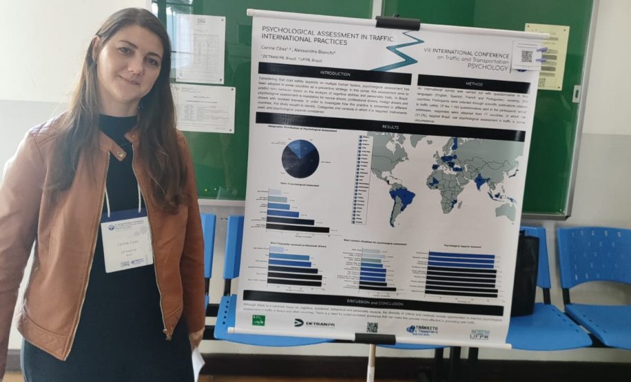Detran-PR apresenta trabalhos técnicos em Conferência Internacional de Psicologia do Trânsito