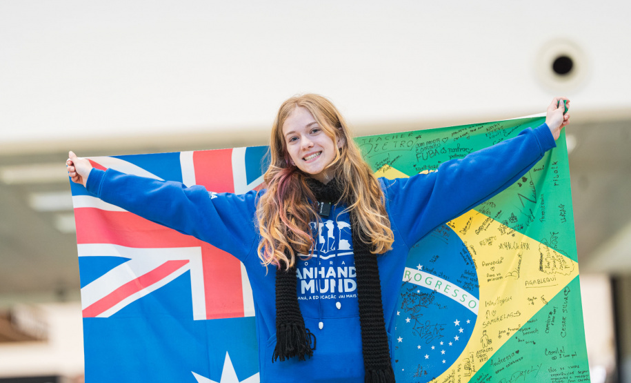 Mais 59 estudantes da rede estadual embarcam para intercâmbio na Austrália pelo Ganhando o Mundo