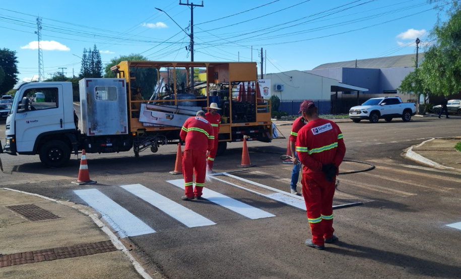 DETRAN - Obras de sinalização iniciadas pelo Detran em junho somam mais de R$ 1,3 milhão