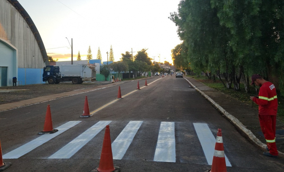 DETRAN - Obras de sinalização iniciadas pelo Detran em junho somam mais de R$ 1,3 milhão
