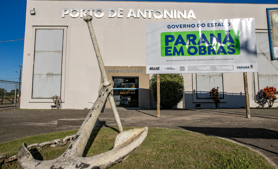 Portos do Paraná inicia obras viárias em Antonina