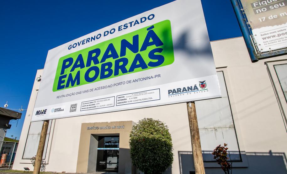 Portos do Paraná inicia obras viárias em Antonina